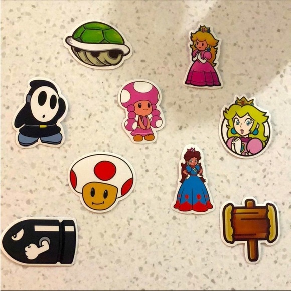 Super Mario stickers - 16 stickers - Picture 2 of 2
